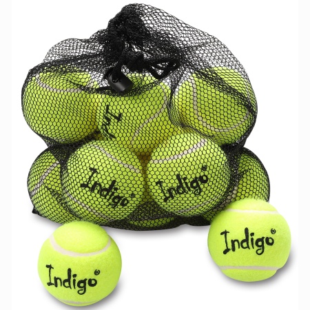 Купить Мяч для большого тенниса Indigo (12 шт в сетке) начальный уровень в Вельске 